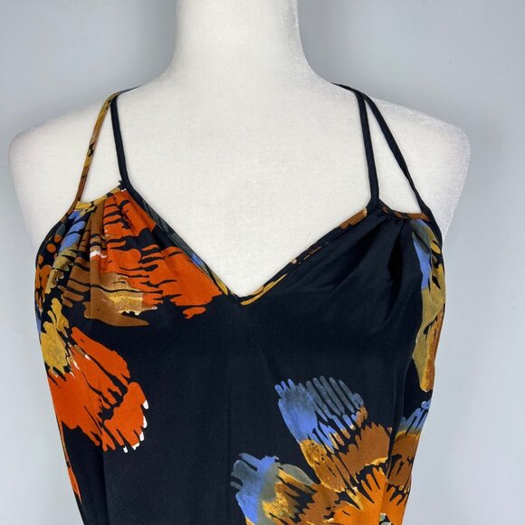 Haven Womens Floral Halter Shorts Romper Strappy Halter One Piece size Medium - Picture 2 of 11